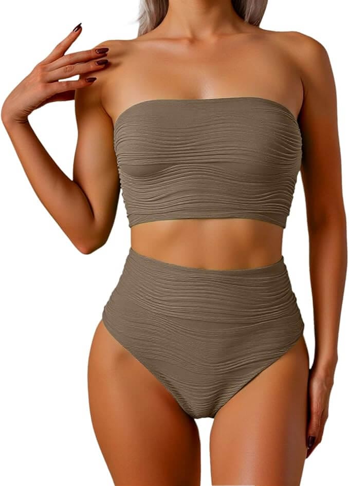 Bandeau-Bikini-Set – 50% Rabatt