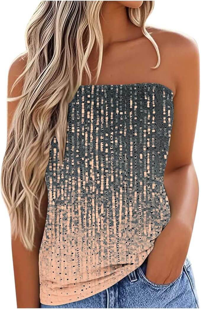 Bandeau Top in trendigen Farben – 50% Rabatt