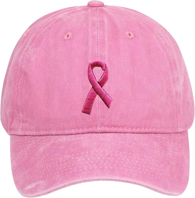Baseballcap mit Brustkrebs-Logo – 50% Rabatt