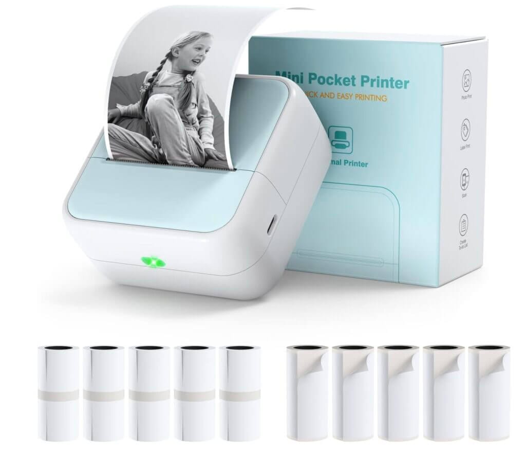 Bisofice Mini Drucker mit Bluetooth – 50% Rabatt
