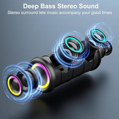 Bluetooth Lautsprecher Musikbox - 77% Rabatt 2 Bluetooth Lautsprecher Musikbox mit starkem Sound und langer Akkulaufzeit.