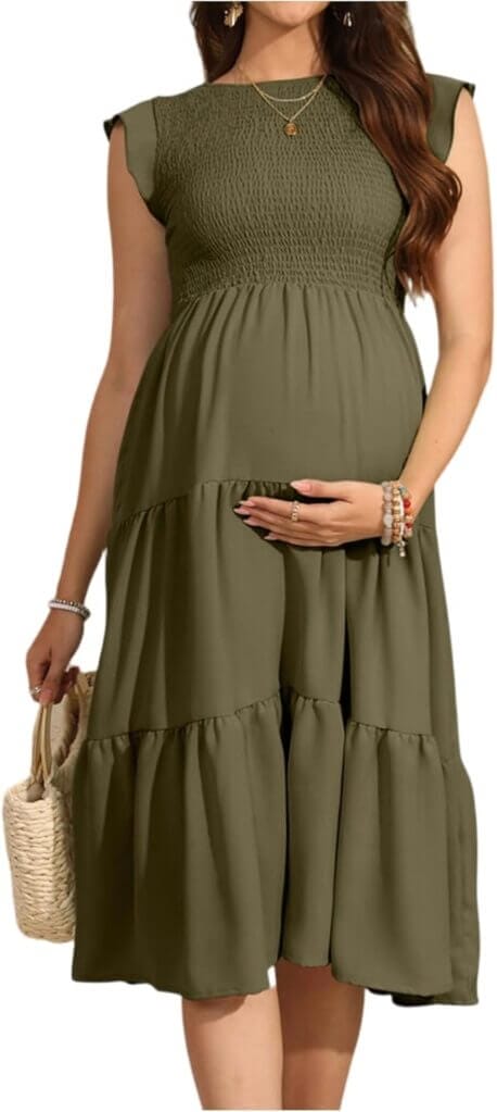 Chiffon Umstandskleid von Ansenesna – 30% Rabatt