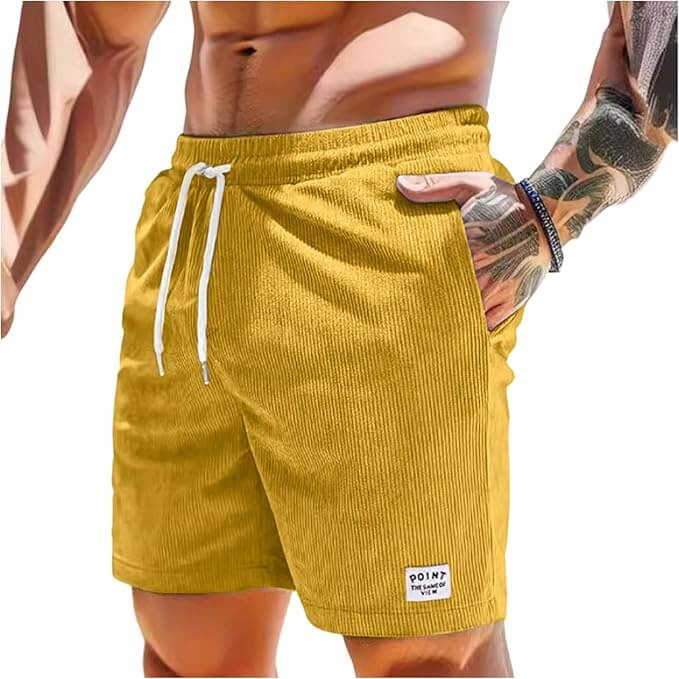Kurze Cordhose für Herren – 50% Rabatt