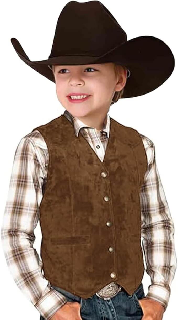 Jungen Cowboy Weste – 50% Rabatt