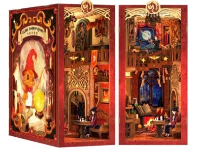 Cutefun DIY Book Nook Set „Flame Common Room“