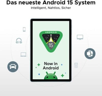 10,1-Zoll-Tablet mit Octa-Core-Prozessor, 8 GB RAM und 128 GB Speicher.