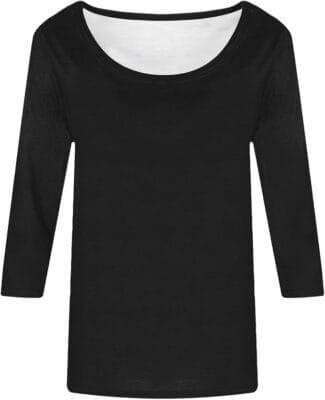 Schlichtes Shirt mit 3/4 Arm, ideal für Übergangszeiten.