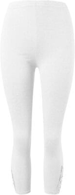 Atmungsaktive Capri-Leggings mit elastischem Bund für angenehmes Tragen.