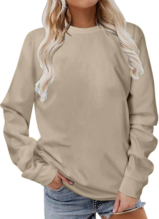 Basic Damen Langarmshirt – 50% Rabatt