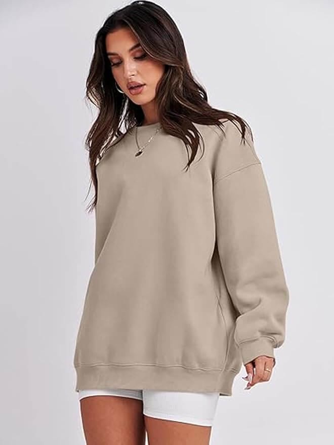 Damen Basic Rundhalspullover – 50% Rabatt