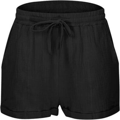 Kurze Hose mit elastischem Bund – ideal für Freizeit und warme Tage.