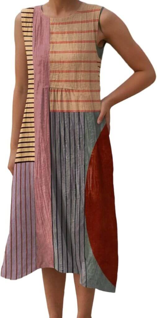 Ärmelloses Damen Strandkleid – 50% Rabatt