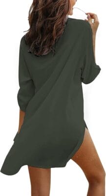 UNibelle Damen Strandkleid - Luftiges Kleid zum Überwerfen – perfekt für Strand und Pool.
