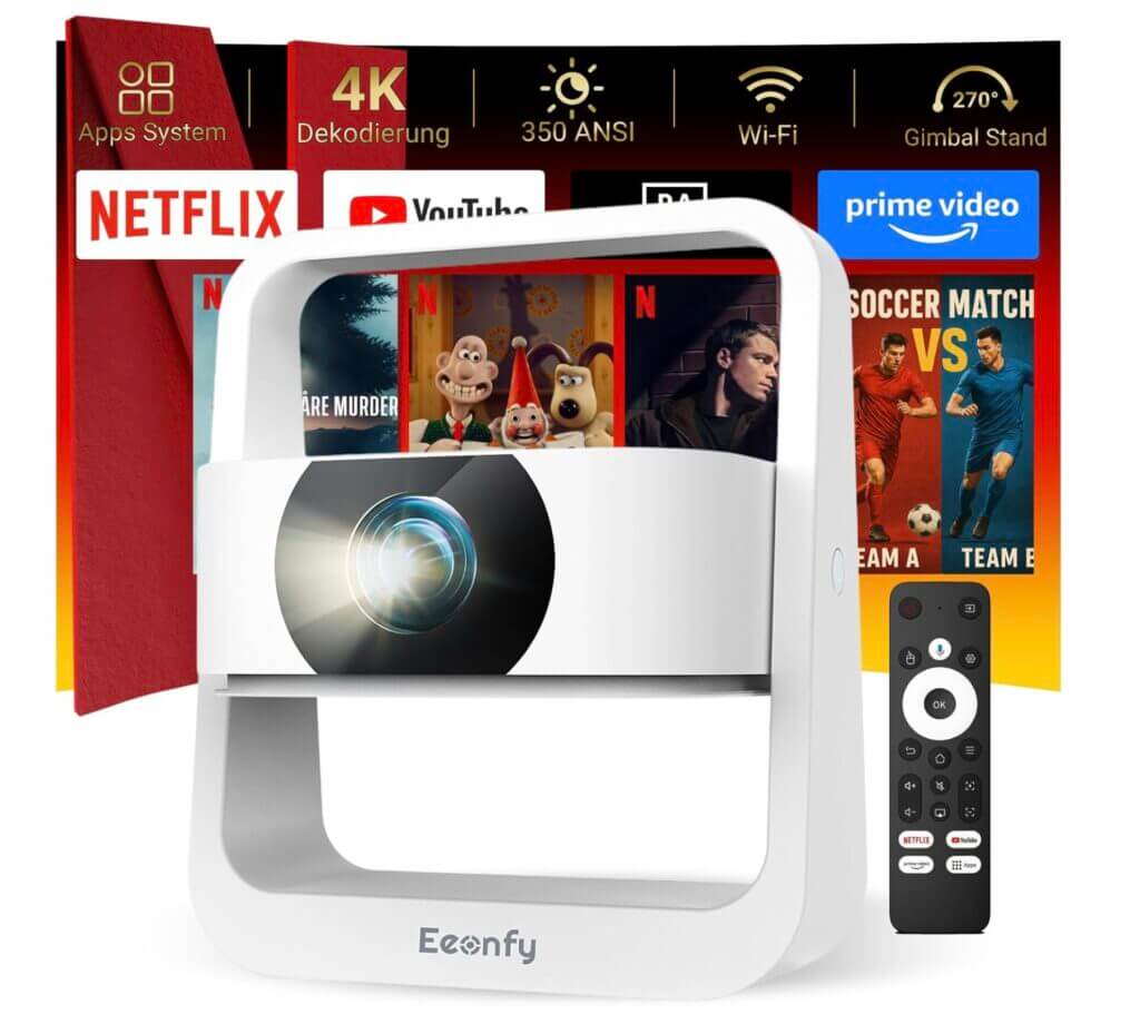 Eeenfy Venus V1 Pro Beamer – 48% Rabatt
