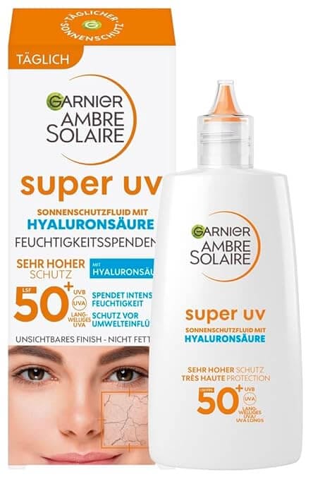 Garnier Antioxidatives Super UV-Sonnenschutz-Fluid mit LSF 50+ – 33% Rabatt