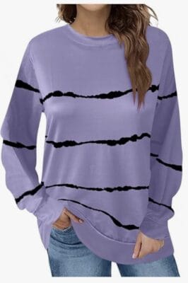 Weiches Langarmshirt mit klassischem Streifenmuster und angenehmem Schnitt.