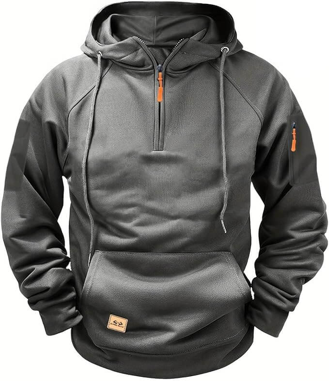 Half Zip Hoodie für Herren – 50% Rabatt