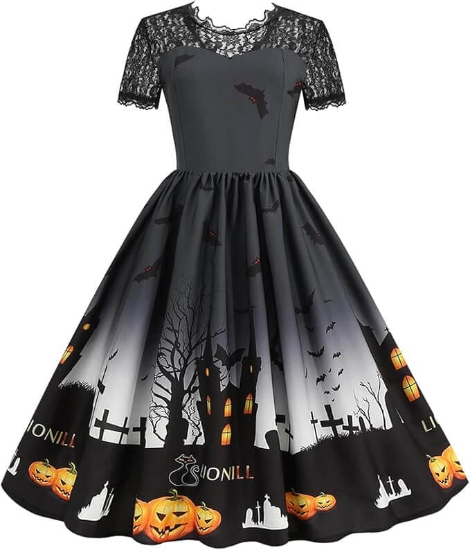 Damen Halloween Kleid – 30% Rabatt