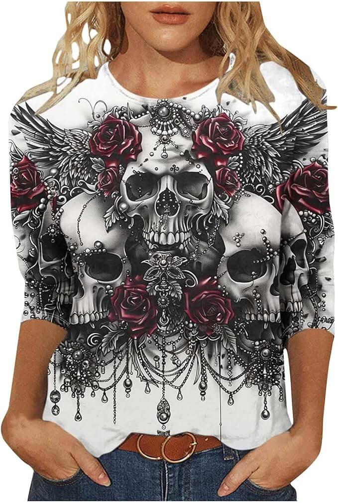 Halloween T-shirt für Damen – 50% Rabatt