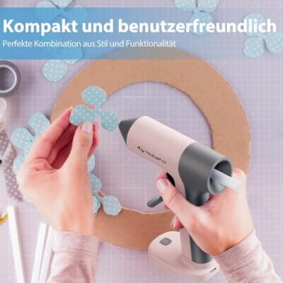 Kompakte Heißklebepistole mit Akku