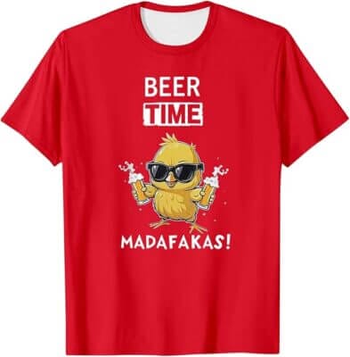 Locker geschnittenes T-Shirt mit originellem Wiesn-Print.