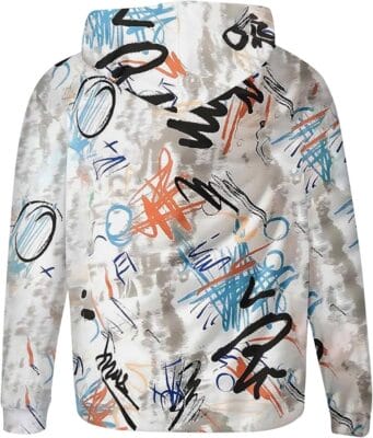 Hoodie Herren mit Grafikmuster 