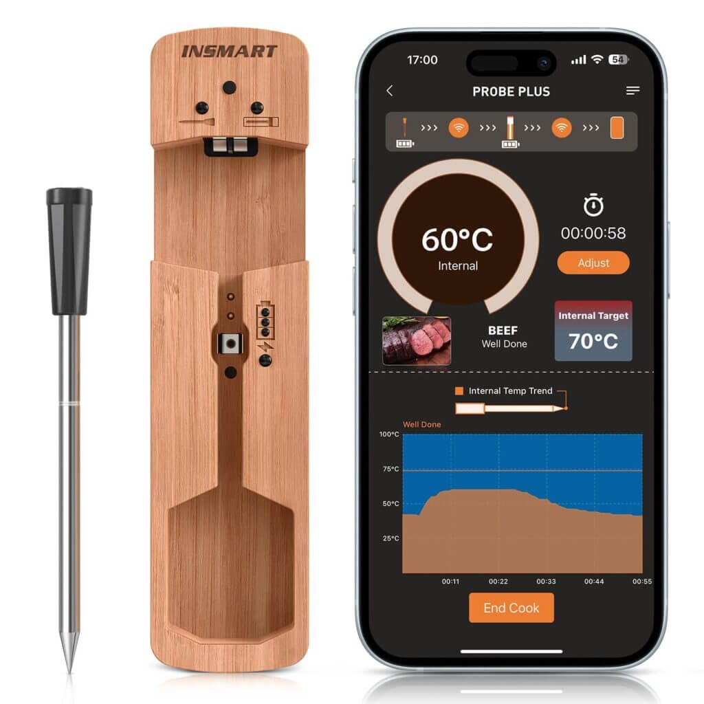 INSMART Fleischthermometer Kabellos – 50% Rabatt