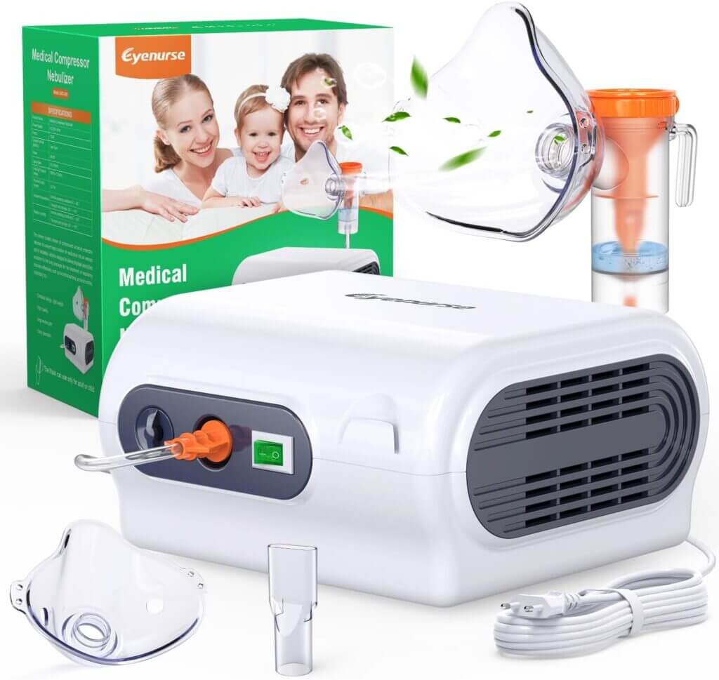 Inhalationsgerät mit viel Zubehör – 50% Rabatt