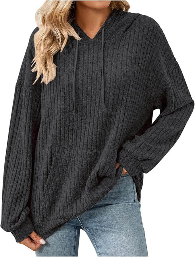 Kapuzenpulli im lässigen Design – 50% Rabatt