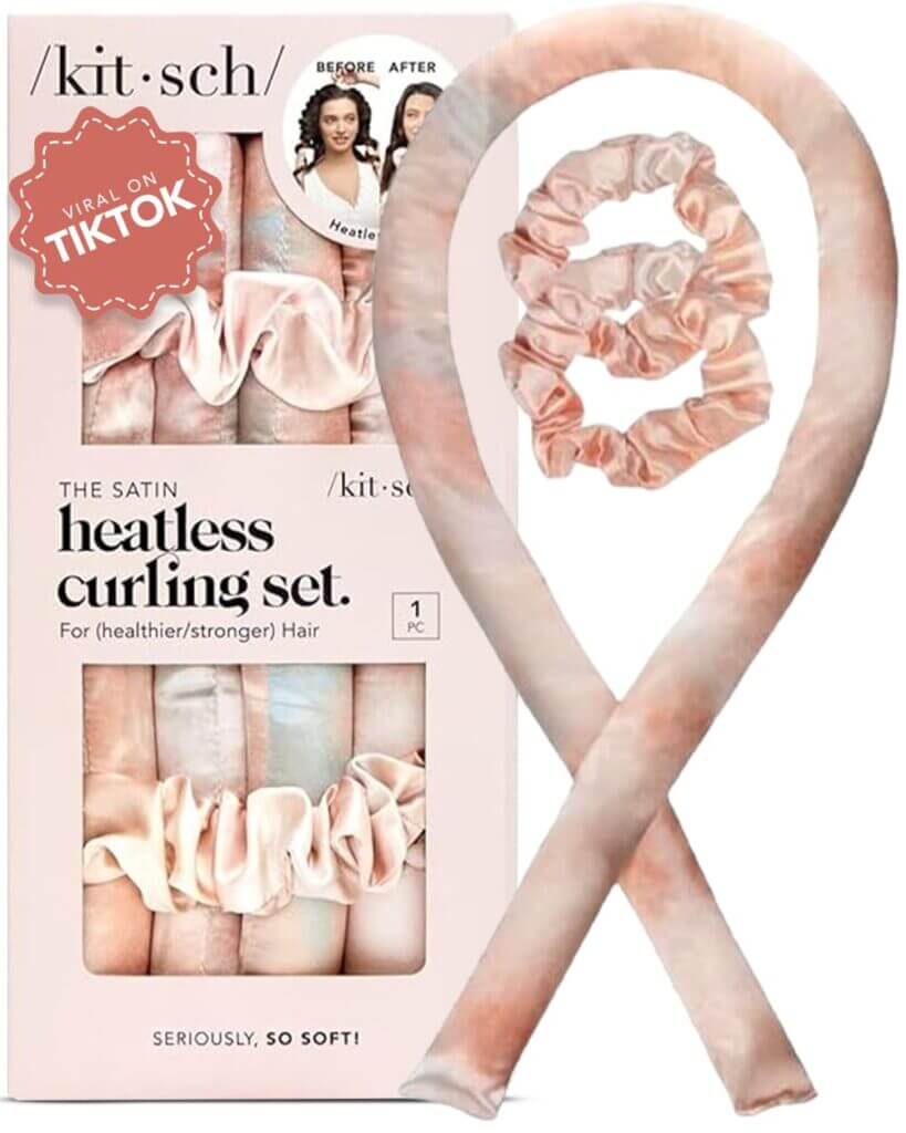 Kitsch Satin Heatless Curling Set – 20% Rabatt