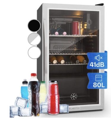 Klarstein Mini Kühlschrank mit Glastür