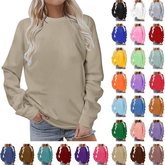 Komiseup Langarmshirt für Damen – 50% Rabatt