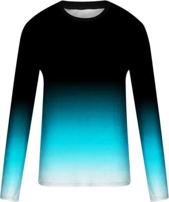 Langarmshirt mit sanftem Farbverlauf für einen modernen, sportlichen Look.
