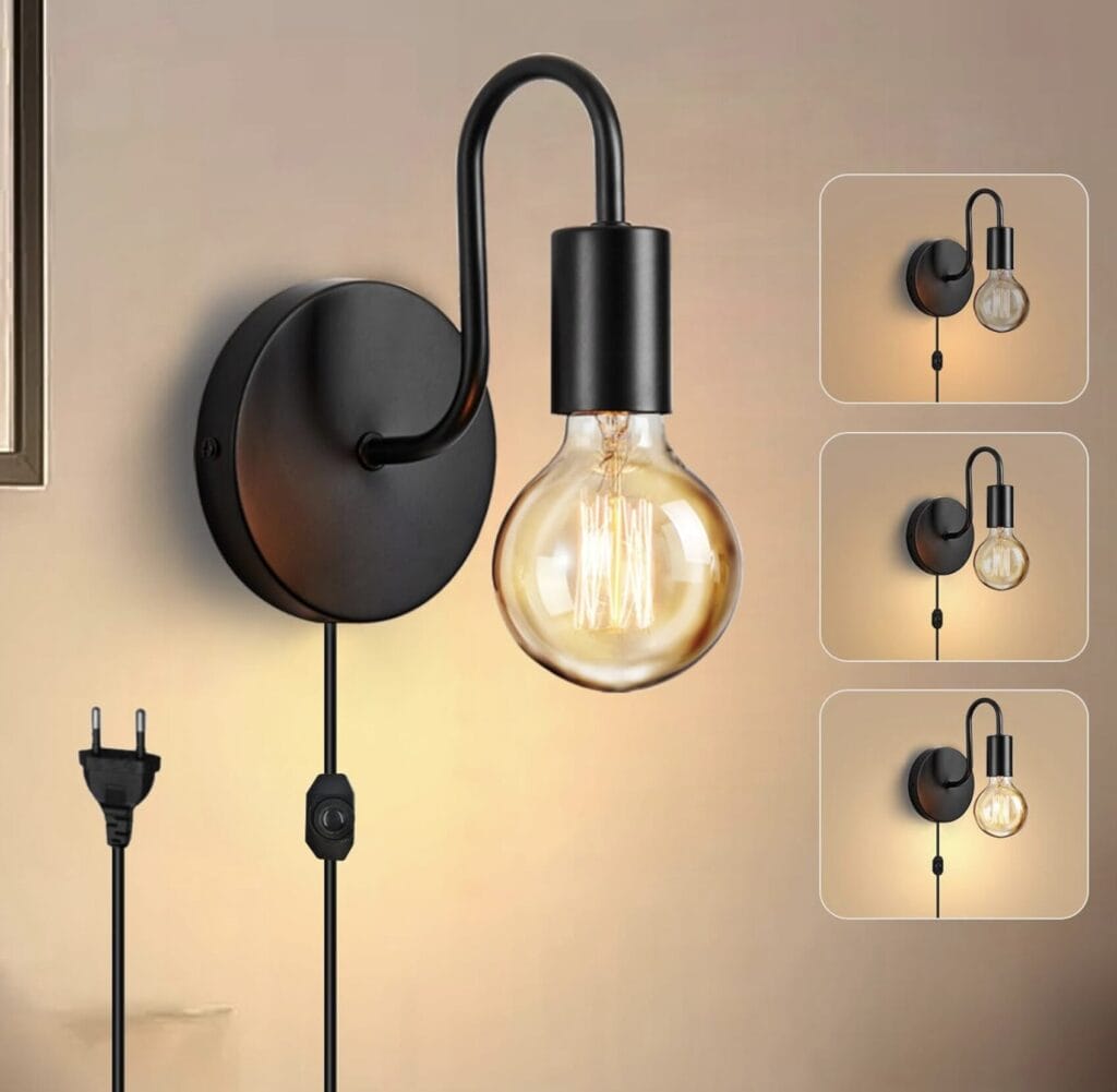 Lightess Wandlampe mit Stecker – 40% Rabatt