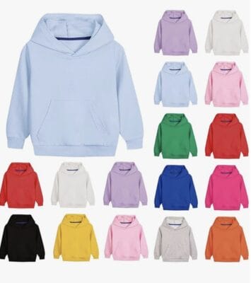 Mädchen-Hoodie mit Kapuze