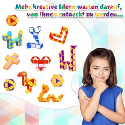 Die Magische Schlange begeistert mit endlosen Faltmöglichkeiten – ideal als Gastgeschenk.