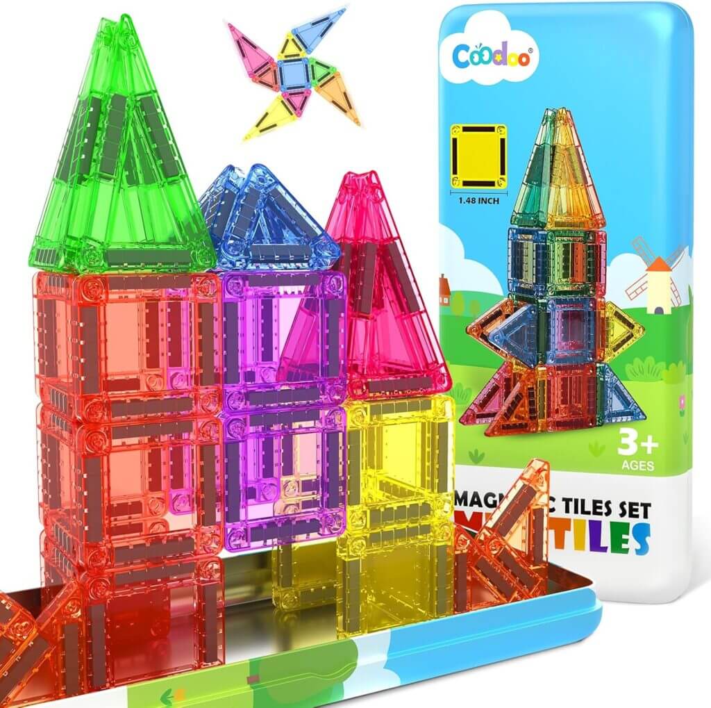 Magnetische Bausteine für Kinder – 60% Rabatt