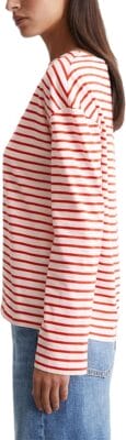 Weiches Marc O'Polo Damen Langarmshirt mit klassischem Rundhals und geradem Schnitt.
