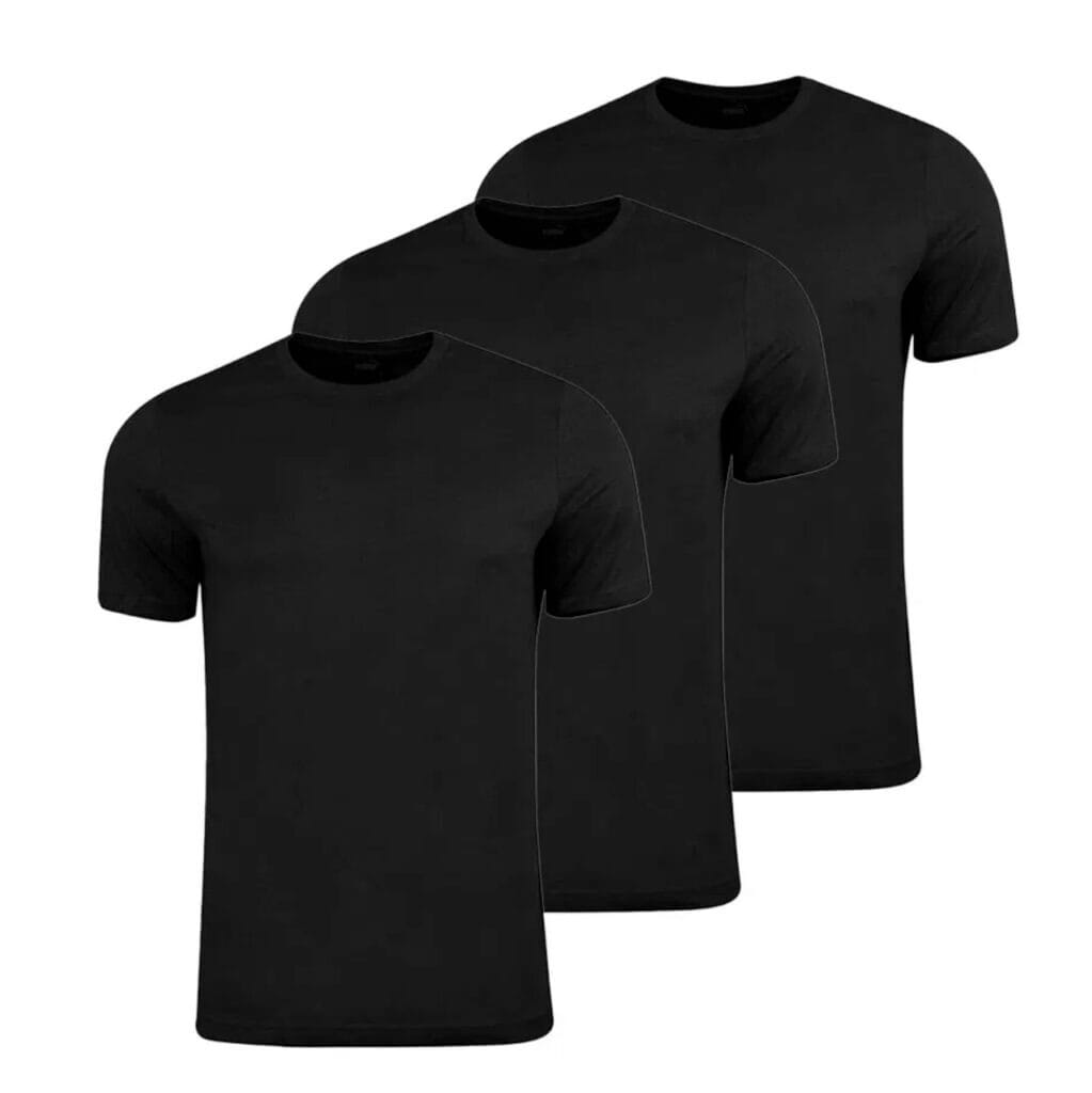 PUMA Men Base T-Shirt 3er-Pack – 75% Rabatt