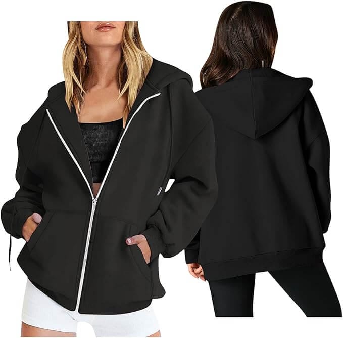 Personalisierbare Damen Sweatshirtjacke – 70% Rabatt