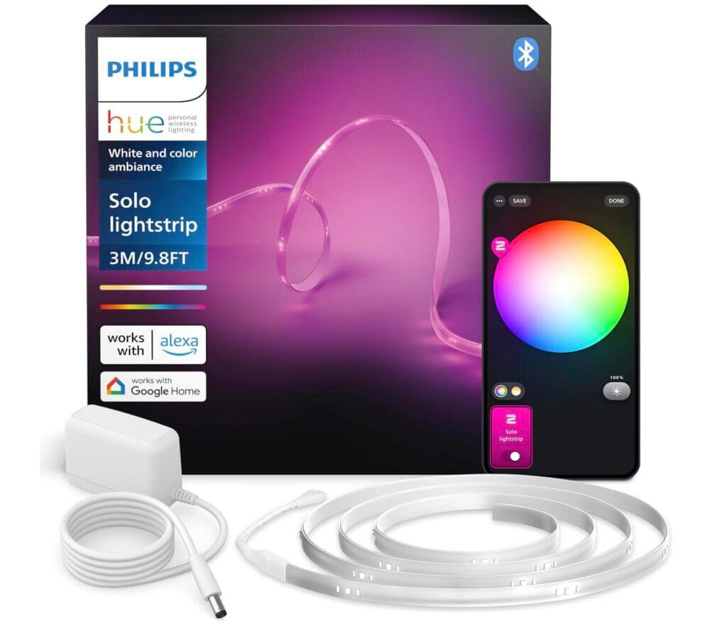 Philips Hue LED Solo Lightstrip (3 m) – 44% Rabatt