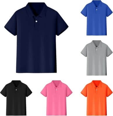 Klassisches Jungen-Poloshirt aus reiner Baumwolle mit sportlicher Note.
