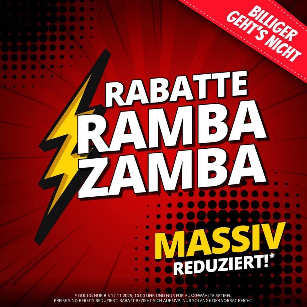 RABATTE RAMBA ZAMBA BEI SPORTSPAR – BIS ZU 90% RABATT