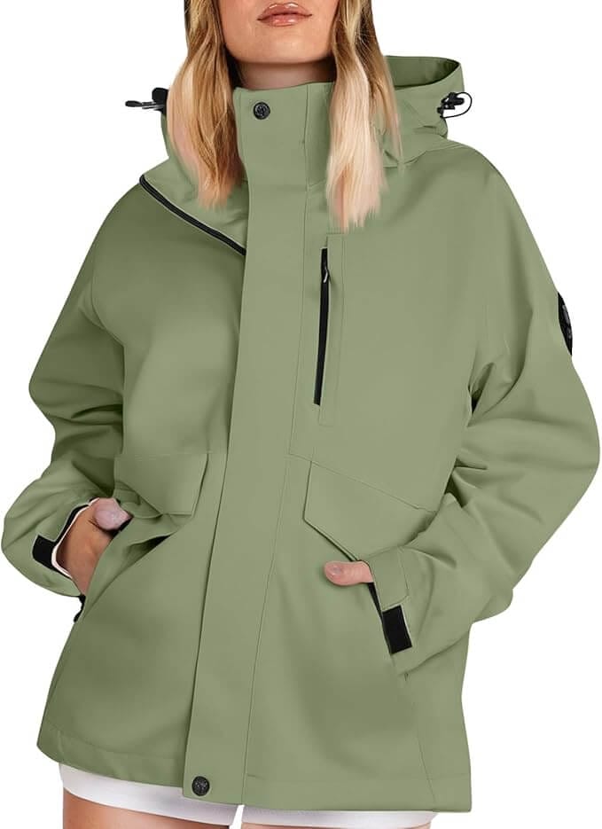 Damen Regenjacke mit Kapuze – 30% Rabatt