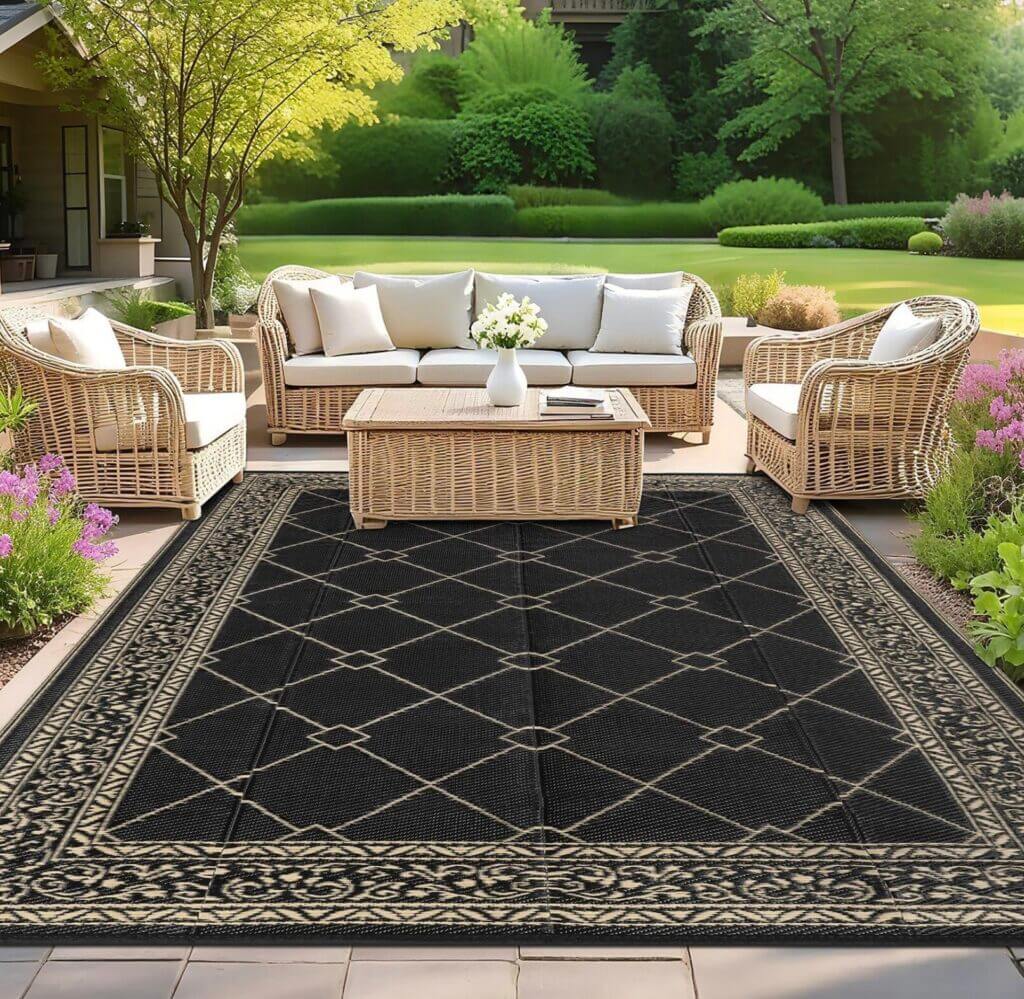 SHACOS Outdoor-Teppich 180×270 cm – 65% Rabatt