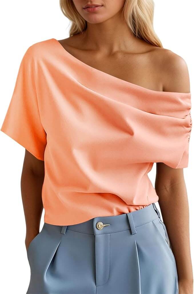 Schulterfreies Oberteil für Damen – 50% Rabatt
