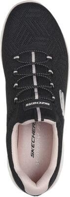 Leichter Skechers Damen Sneaker ohne Schnürung mit weicher Sohle und atmungsaktivem Material.