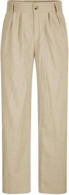 Leichte Hose für den Sommer mit elastischem Bund und geradem Schnitt.