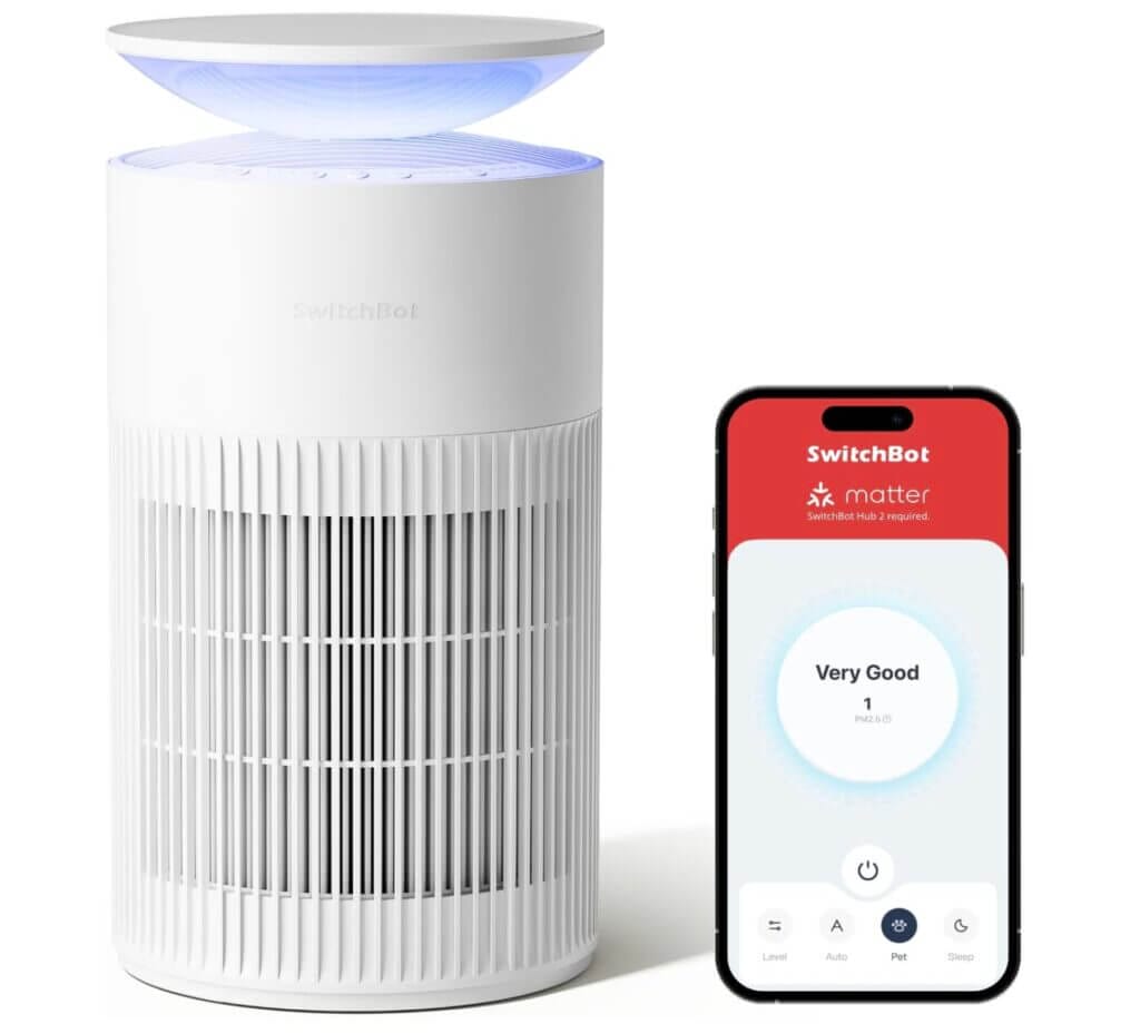 SwitchBot Luftreiniger – 50% Rabatt
