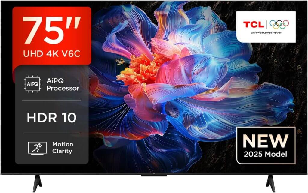 TCL 75V6C 75 Zoll TV – 33% Rabatt